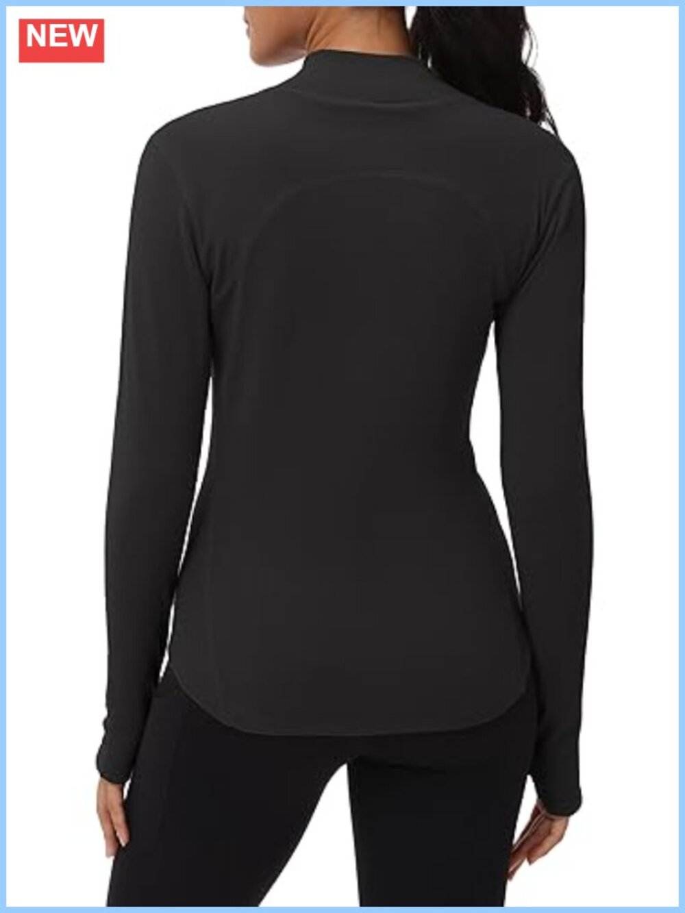 Women's Fleece Thermal Mock Turtleneck Long Sleeve Base Layer Top